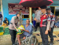 Polwan Polresta Barelang Tebar Kepedulian, Beras SPHP Disalurkan ke Warga Rempang