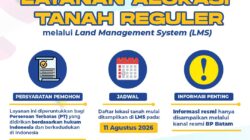 Transformasi Layanan Pertanahan, BP Batam Buka Alokasi Tanah Reguler via LMS