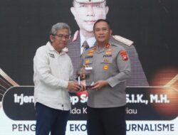 Kapolda Kepri Raih Penghargaan IJTI, Dorong Pers Jadi Mitra Strategis