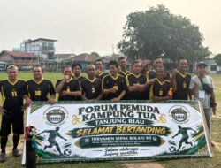 Bukan Sekadar Berebut Piala, Turnamen U-40 Tanjung Riau Jadi Ajang Silaturahmi