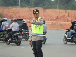Kapolda di Kabil, Wakapolda di Punggur, Pastikan Lalu Lintas Tertib